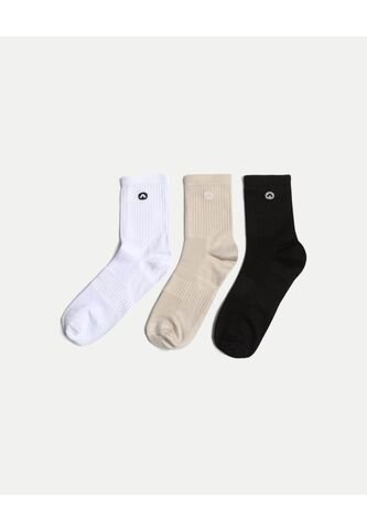 Medias Para Mujer Caña Media Color Beige Marca Atmos #31980040 Atmos