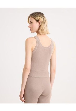 Camiseta Para Mujer Manga Sisa Cuello Redondo Color Café Marca Atmos #31090234