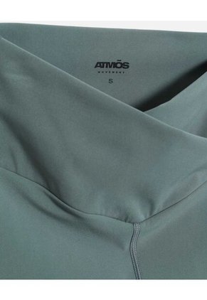 Leggings Flare Aerius Skin  Para Mujer Verde Atmos
