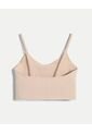Top Para Mujer Cuello Redondo Color Beige Marca Atmos #31220160 de Atmos