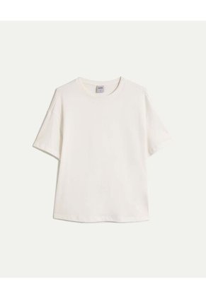 Camiseta Para Mujer Manga Corta Cuello Redondo Color Blanco Marca Atmos #31090321