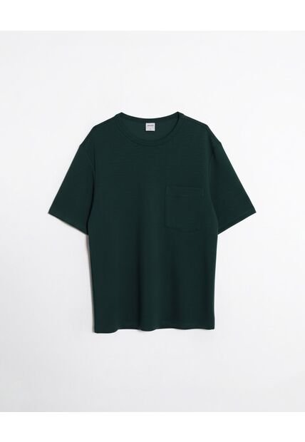 Camiseta  Para Hombre Manga Corta Cuello Redondo Color Verde Marca Atmos #32090284