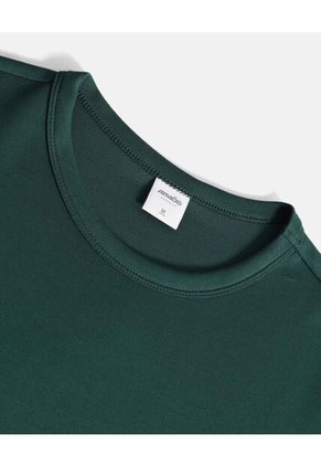 Camiseta Para Hombre Manga Corta Cuello Redondo Color Verde Marca Atmos #32090284