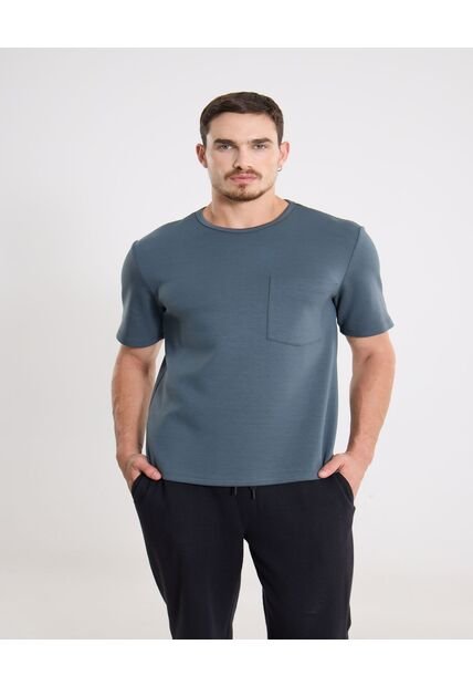 Camiseta  Para Hombre Manga Corta Cuello Redondo Color Verde Marca Atmos #32090245