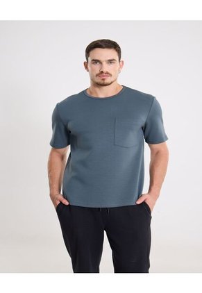 Camiseta Para Hombre Manga Corta Cuello Redondo Color Verde Marca Atmos #32090245