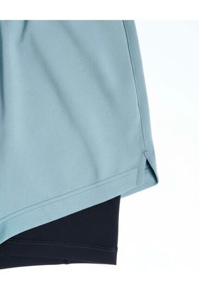 Bermuda  Para Hombre Deportiva Medio Color Azul Marca Atmos #32100175