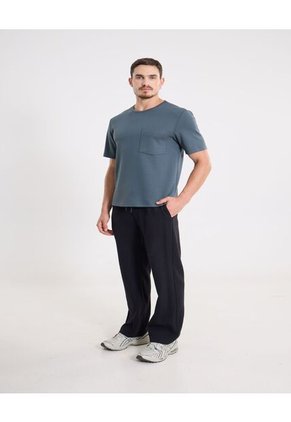 Camiseta Para Hombre Manga Corta Cuello Redondo Color Verde Marca Atmos #32090245