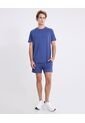 Bermuda Squared Con Biker Interno  Para Hombre Azul Atmos de Atmos