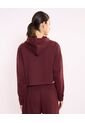 Buzo  Para Mujer Hoodie Color Vino Marca Atmos #31060097 de Atmos