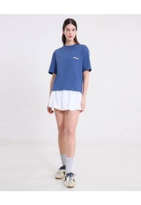 Falda Training Globo Con Biker  Para Mujer Blanco Atmos