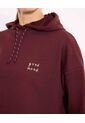 Buzo  Para Mujer Hoodie Color Vino Marca Atmos #31060097 de Atmos