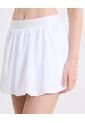 Falda Training Globo Con Biker  Para Mujer Blanco Atmos de Atmos