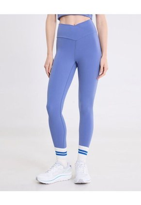 Leggins Cross Aerius Skin Fit  Para Mujer Azul Atmos