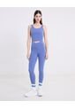 Leggins Cross Aerius Skin Fit  Para Mujer Azul Atmos de Atmos