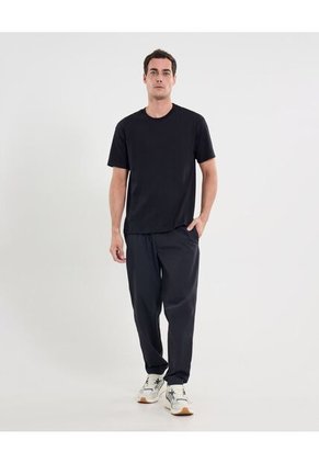 Camiseta Para Hombre Manga Corta Cuello Redondo Color Negro Marca Atmos #32090222