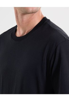 Camiseta Para Hombre Manga Corta Cuello Redondo Color Negro Marca Atmos #32090222