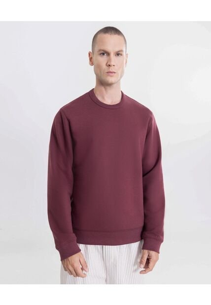 Buzo  Para Hombre Cuello Redondo Color Vino Marca Atmos #32060072