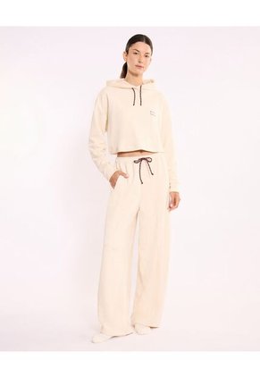 Buzo  Para Mujer Hoodie Color Crema Marca Atmos #31060098