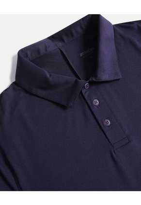 Polo Para Hombre Cuello Maquina Sin Bolsillo Color Azul Marca Atmos #32110013