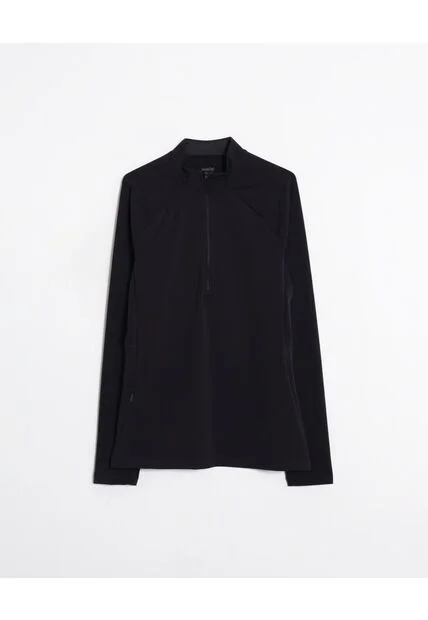 Buzo  Para Hombre Cuello Alto O Cuello Tortuga Color Negro Marca Atmos #32060067