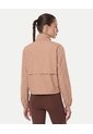 Chaqueta Rompevientos Cuello Alto Para Mujer  Deportiva  Color Camel Marca Atmos de Atmos