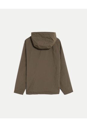 Rompevientos Con Capota Y Bolsillos Para Hombre Verde Atmos