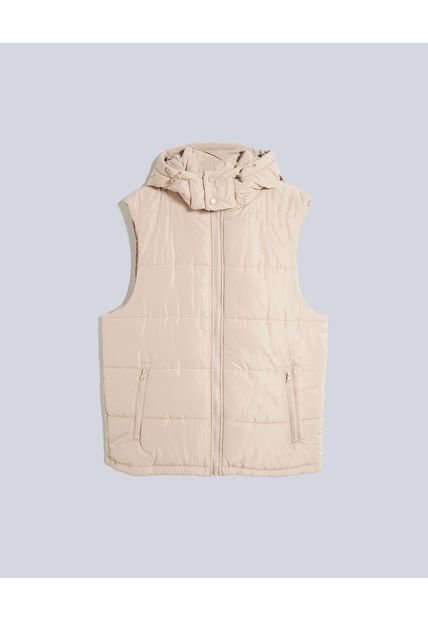 Chaleco Para Hombre  Color Beige Marca Atmos #32250005