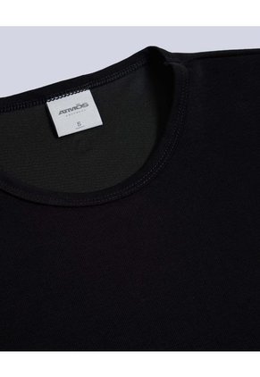 Crop Top Para Mujer Manga Corta Color Negro Marca Atmos #31090178