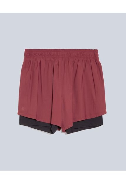Short Para Mujer Multiusos Punto Color Vino Marca Atmos #31190095