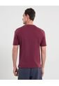 Camiseta Para Hombre Manga Corta Cuello Redondo Color Vino Marca Atmos #32090220 de Atmos