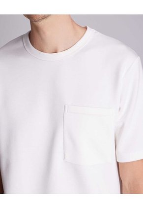 Camiseta Para Hombre Manga Corta Color Marfil Marca Atmos #32090152