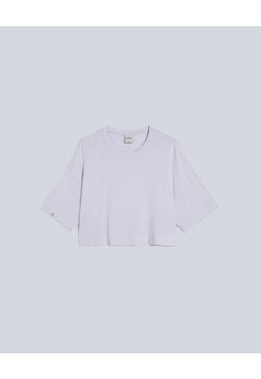 Camiseta Para Mujer Manga Corta Color Lila Marca Atmos #31090116