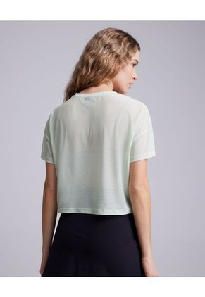 Camiseta Para Mujer Manga Corta Color Verde Claro Marca Atmos #31090126