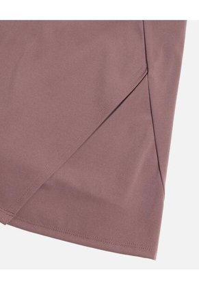 Falda Para Mujer Medio Color Café Marca Atmos #31140026