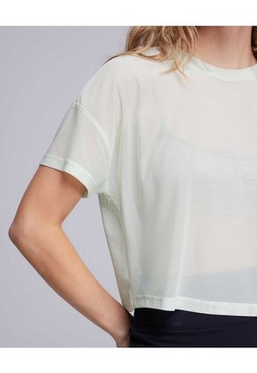 Camiseta Para Mujer Manga Corta Color Verde Claro Marca Atmos #31090126