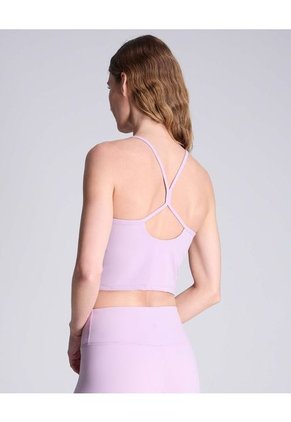 Crop Top Para Mujer Manga Sisa Color Rosa Marca Atmos #31090155