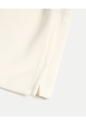 Camiseta Para Mujer Manga Corta Cuello Redondo Color Marfil Marca Atmos #31090293