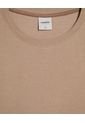 Camiseta Para Mujer Manga Corta Cuello Redondo Color Café Claro Marca Atmos #31090195 de Atmos