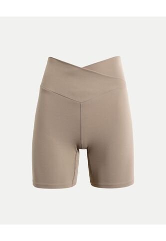 Short Para Mujer Multiusos Punto Color Mocca Marca Atmos #31190113 Atmos