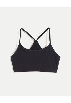 Top Para Mujer Soporte Bajo Color Negro Marca Atmos #31220183