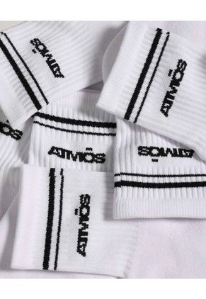 Medias Para Mujer Caña Media Color Blanco Marca Atmos #31980016