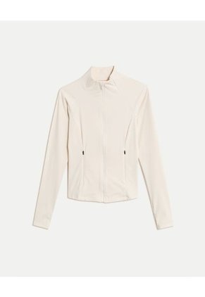 Buzo Para Mujer Cuello Alto O Cuello Tortuga Color Crema Marca Atmos #31060075