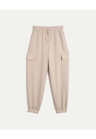 Pantalón Para Mujer Jogger Color Crema Marca Atmos #31070081 Atmos