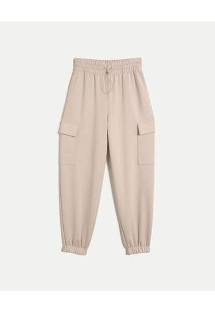 Pantalón Para Mujer Jogger Color Crema Marca Atmos #31070081