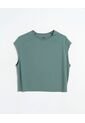 Camiseta  Para Mujer Manga Corta Cuello Redondo Color Verde Marca Atmos #31090343 de Atmos