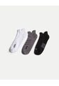 Pack X3 Medias Tobilleras X3 Para Hombre Blanco Atmos de Atmos
