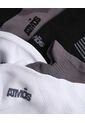 Pack X3 Medias Tobilleras X3 Para Hombre Blanco Atmos de Atmos