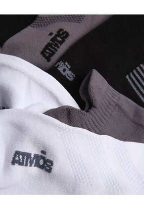 Pack X3 Medias Tobilleras X3 Para Hombre Blanco Atmos