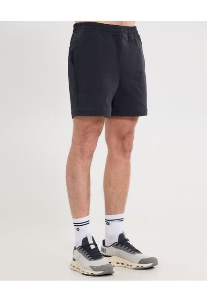 Short Moda En Plano  Para Hombre Negro Atmos