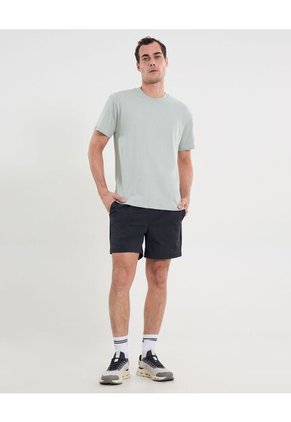 Short Moda En Plano  Para Hombre Negro Atmos